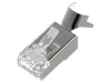 Conector RJ45 Cat 6a ecranat 8p8c cu mufă PIN 8