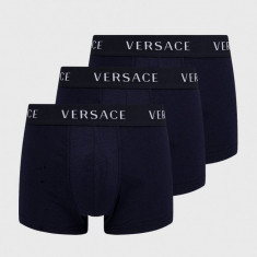 Versace boxeri (3-pack) bărbați, culoarea bleumarin