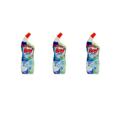 Pachet 3 X Bref Solutie gel pentru WC, 700 ml, Power Aktiv Gel Pine foto