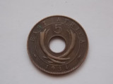 5 CENTS 1934 EAST AFRICA-GEORGE V