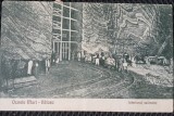 Carte postala, Valcea, Ocnele Mari, interiorul salinelor, perioada interbelica