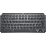 Tastatura iluminata Logitech MX Keys Mini, Wireless, layout US INTL, Negru