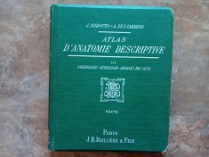 Atlas D'anatomie descriptive - J. Sobotta, -A. Desjardins, 1908