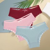 Cumpara ieftin Set 3 perechi de chiloti pentru dama, CH106, Multicolor