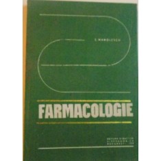 FARMACOLOGIE de E. MANOLESCU, 1975