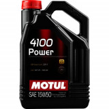 100273 - 5L - 4100 POWER 15W50 - ulei de motor. benzina / diesel. semi-sintetic. 15W50. ACEA A3/B3. API SL / CF. VW 505.00/501.01. MB 229.1 (5L), Motul