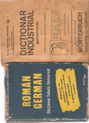 Dictionar industrial german roman 1936 foto