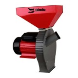Moara electrica pentru cereale si stiuleti de porumb Blade, 2700 W, 200 kg/h, cuva mare, Rosu