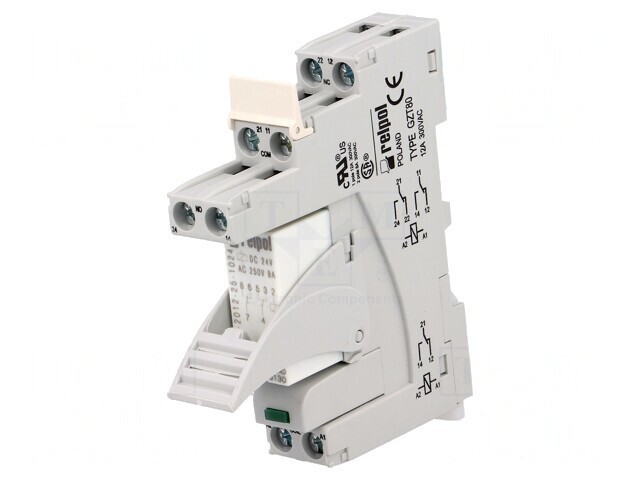 Releu Intermediar DPDT 24VDC 8A