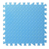 Covoras puzzle xl, 60x60 cm, grosime 2 cm, spuma eva, 2 piese culoare albastru deschis MultiMark GlobalProd, ProCart