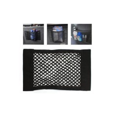 Plasa elastica / organizator portbagaj tip buznar cu scai si banda dublu adeziva L 25x50cm Cod: EM-50