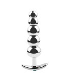 Dildo metalic 5 Beads L Silver