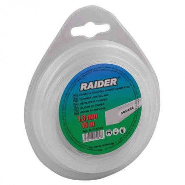 Fir pentru trimmer profil patrat 1.30mm x 15m, Raider 110209 foto