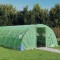 Seră cu cadru din oțel, verde, 40 m&sup2;, 10x4x2 m