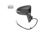 Oglinda usa exterioara Toyota Verso, 03.2013-, partea Dreapta, reglare electrica; grunduit; incalzit; sticla convexa; geam cromat; rabatabil; 9 pini;