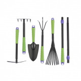 Set Unelte De Gradina Scafa Grebla Evantai Cultivator Grebla Cu 5 Dinti Sapaliga Set Manere Alungite Palisad 630208