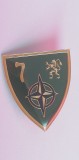 QW9 N 20 - insigna - militar - unitate militara NATO