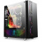 Carcasa Gaming Segotep Fenix 2, USB 3.0, Panou transparent, MiddleTower, Vent....