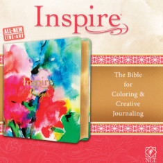 Inspire Prayer Bible NLT (Leatherlike, Joyful Colors with Gold Foil Accents): The Bible for Coloring & Creative Journaling