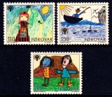 Insulele Feroe 1979 - Desene de copii, arta, serie neuzata