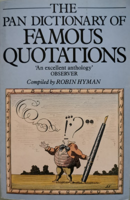 The Pan Dictionary of Famous Quotations - Robin Hyman foto