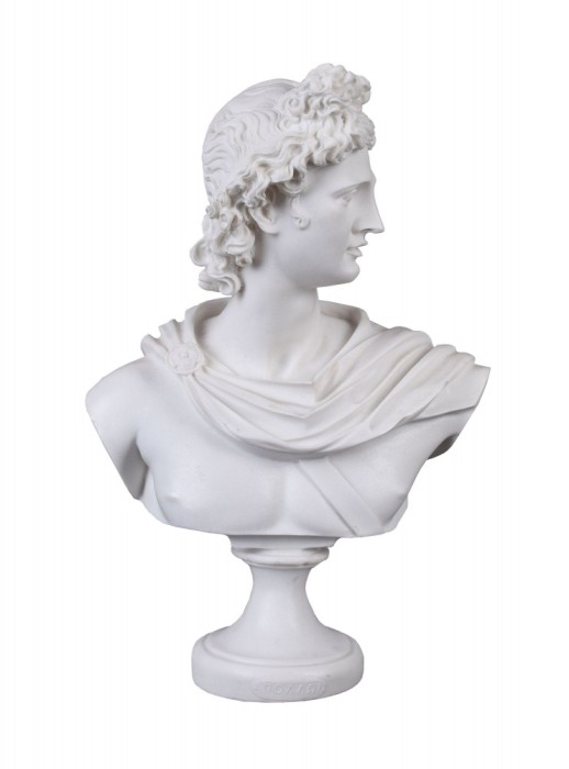 Bust Apollo - statueta nostalgica din rasini IS246