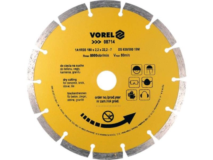 Disc Diamantat Cu Segmente 180Mm