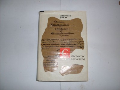 Chronicon Daco-romanorum - Gheorghe Sincai , 20889 foto