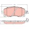 TRW GDB2216 set placute frana,frana disc