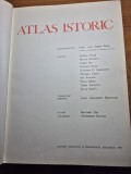 atlas istoric - din anul 1971 - 198 pag - format mare - coperti cartonate