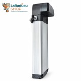 Baterie bicicletă electrică 36V 16Ah Li-Ion tip portbagaj cu suport aluminiu și cheie