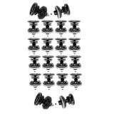 Set 20 clipsuri Ventoo&reg;, cleme pentru fixare portiera VAG, Passat, Golf, Touareg, Polo, Audi, Seat, 7L6868243, 8679426,negru,V-20CLIPS-USA
