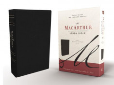 Nkjv, MacArthur Study Bible, 2nd Edition, Leathersoft, Black, Comfort Print: Unleashing God&amp;#039;s Truth One Verse at a Time foto