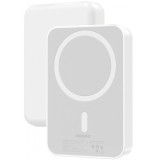 Baterie Externa Wireless Dudao K26, 10000mAh, 20W, PD + FQI, 1 x QI - 1 x USB-C, Alba