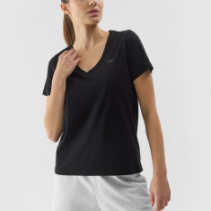 Tricou unicolor pentru femei - negru