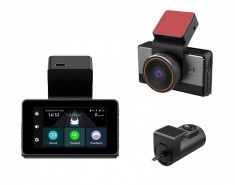 Camera Auto iSEN P83, 2K 25fps, 4G LTE, GPS Beidou, Ecran 3 IPS, WiFi Hotspot, Monitorizare la Distanta, camera frontala 140, camera spate 130