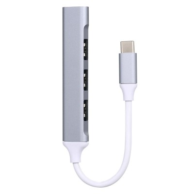 Adaptor Hub USB Type-C MRG MGL232, 4x USB, USB 3.0, Multiport 4 in 1 C1103 foto