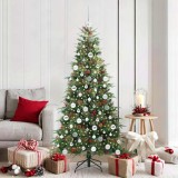 vidaXL Brad de Crăciun artificial cu ramuri articulare Verde 180 cm 3397424