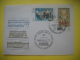 HOPCT PLIC S NR 910 EXPO FILATELICA -BERLIN CAPITALA RDG 1972-PICTURA-INTERATTES GERMANIA -NECIRCULAT