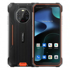 Telefon mobil Blackview BV8800 Orange, 4G, IPS 6.58 90Hz, Filmare 2K, 8GB RAM, 128GB ROM, Android 11, Helio G96, NFC, 8380mAh, Dual SIM