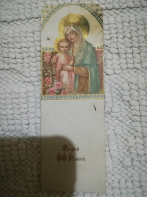 1939 Iconita 2 catolica romaneasca semnata Josef Kondrinewicz Iosif Kondrinevici foto