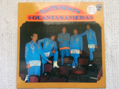 los paraguayos guantanamera 1972 disc vinyl lp muzica latino pop mambo samba VG+ foto
