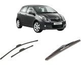 Cumpara ieftin Set 3 stergatoare pentru TOYOTA YARIS (_P9_) 2005-2014, parbriz si luneta, Bosch Twin-Aerotwin Retrofit