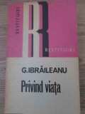 PRIVIND VIATA-GARABET IBRAILEANU-355783