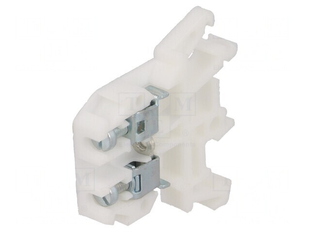 Conector de &Icirc;mbinare Șine 0,5-4mm&sup2; Alb 690V 32A