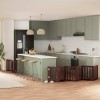 VidaXL Poartă c&acirc;ini pliabilă cu ușă 9 panouri maro, 450 cm, lemn plop 3155659