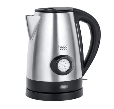 Fierbator electric cordless, Inox, Capacitate 1.7 l, putere 2200 W foto