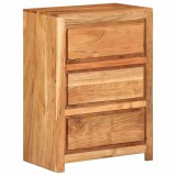 Cumpara ieftin Dulap cu sertar, 55x33x75 cm, lemn masiv de acacia
