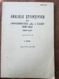 Analele stiintifice ale Universitatii &rdquo;Al. I. Cuza&rdquo; din Iasi 1983