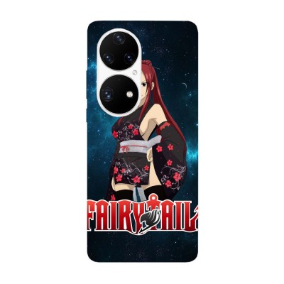 Husa compatibila cu Huawei Mate 40 model Erza Scarlet Fairy Tail, Silicon, TPU, Viceversa foto
